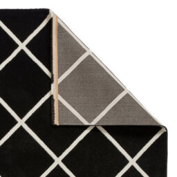 Black White Modern Geometric Easy To Clean Rug For Dining Room-120Cm X 170Cm - thumbnail 8