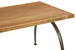 Orsina Modern Design Gold Finish Dining Table, Industrial Small Dining Table, Durable Kitchen Table For Dinner - thumbnail 5