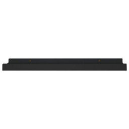 Berkfield Picture Frame Ledge Shelves 2 Pcs Black 40X9X3 Cm Mdf - thumbnail 4