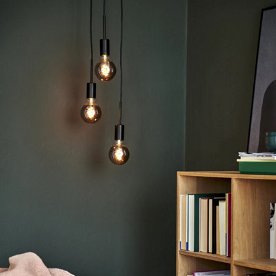 Nordlux Paco Metal Pendant Light Retro Black,mains - image 1