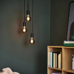 Nordlux Paco Metal Pendant Light Retro Black,mains - thumbnail 1