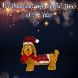 Christmas Decoration Tinsel Sausage Dog X 1 25Cm X 11Cm Dog 25Cm - thumbnail 3