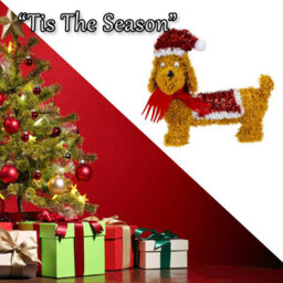 Christmas Decoration Tinsel Sausage Dog X 1 25Cm X 11Cm Dog 25Cm - thumbnail 6
