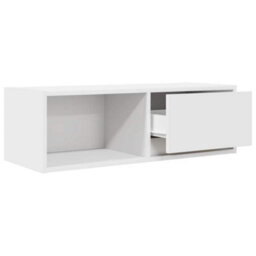 Berkfield Tv Cabinet White 80X31X25.5 Cm Engineered Wood - thumbnail 5