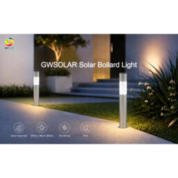 Gwsolar Solar Garden Lights Pack Of 2, 70Cm Aluminium Pole Lamps, Switchable Warm Or Bright White Led Ipx4 For Pathway Decking - thumbnail 6