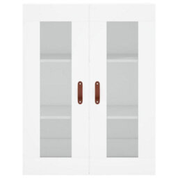Berkfield Highboard White 69.5X34X180 Cm Engineered Wood - thumbnail 6