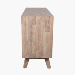 Pacific Lifestyle Kalmar Natural Acacia Wood Sideboard 3 Drawer 3 Door - thumbnail 4