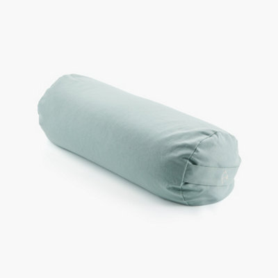 Myga Teal Buckwheat Support Yoga Bolster Pillow For Comfortable Practice - image 1