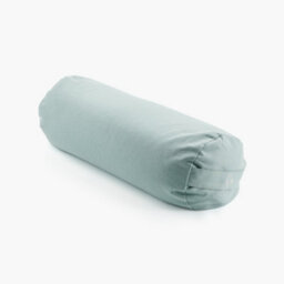 Myga Teal Buckwheat Support Yoga Bolster Pillow For Comfortable Practice