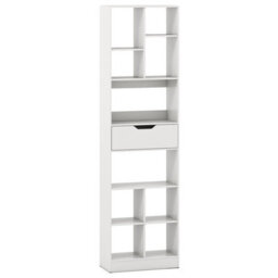 Costway Bookcase With Drawer 180Cm Tall Freestanding Storage Organizer With 10 Cubes - thumbnail 7
