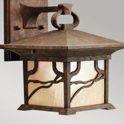 Luminosa Lighting Elstead Kichler Morris Outdoor 1 Light Wall Lantern Copper Ip44 - thumbnail 3