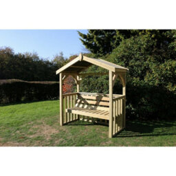 Churnet Valley Garden Furniture Ltd Anastasia 3 Seat Garden Arbour - L90 X W170 X H190 Cm - Minimal Assembly Required - Set Of Waterproof Cushions Included - thumbnail 2