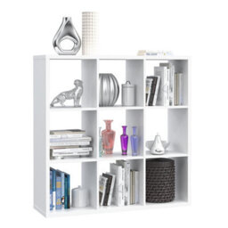 Furniture To Go Mauro 3X3 Storage Unit In Matt White - thumbnail 6