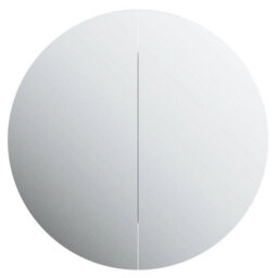 Vidaxl Bathroom Cabinet With Round Mirror&led Black 47X47X17.5 Cm - thumbnail 6