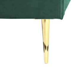 Beliani Bed Velvet Flayat 160 X 200 Cm (Eu King Size) Emerald Green - thumbnail 9