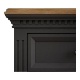 Furniture 48 Philippe Oak And Charcoal Grey Painted Large Sideboard - thumbnail 4