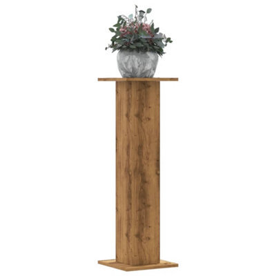 Walplus Plant Stands 2 Pcs Artisian Oak 30X30X95 Cm Engineered Wood - image 1