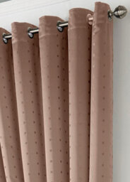 Luxury Living Adiso Eyelet Ring Top Curtains Latte - thumbnail 2