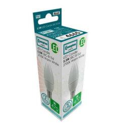 Crompton Lamps Led Candle 5.5W B15 Warm White Opal (40W Eqv) (3 Pack) - thumbnail 3