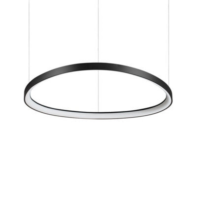 Ideal Lux Luminosa Gemini Led Decorative Integrated Pendant Light Black, 3000K - image 1