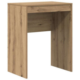 Berkfield Modern Writing Desk Artisan Oak Engineered Wood 60 X 40 X 76 Cm Sleek