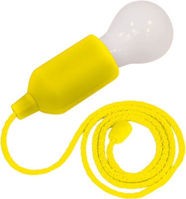 Netagon Home Garden Indoor Outdoor Battery Operated Led Hanging Pull Light - Yellow - image 1