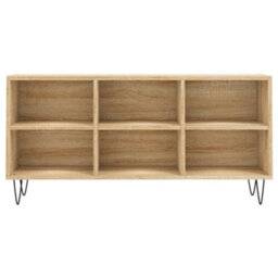 Berkfield Sturdy Tv Cabinet Sonoma Oak 103.5X30X50 Cm Engineered Wood - thumbnail 4