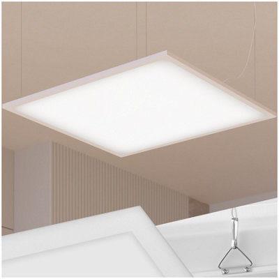 Charnwood Led Panel Light Lucerna - Warm White, Ultra-Slim, Ceiling And Wall Mounting 62 X 62 Cm -White - image 1
