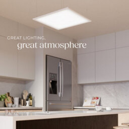 Charnwood Led Panel Light Lucerna - Warm White, Ultra-Slim, Ceiling And Wall Mounting 62 X 62 Cm -White - thumbnail 7