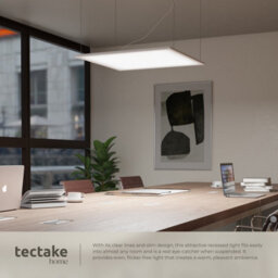 Charnwood Led Panel Light Lucerna - Warm White, Ultra-Slim, Ceiling And Wall Mounting 62 X 62 Cm -White - thumbnail 5
