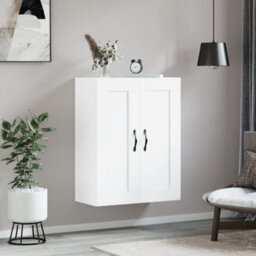 Berkfield Wall Mounted Cabinet White 69.5X34X90 Cm Engineered Wood - thumbnail 3
