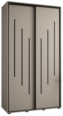 Arte Elegant Dakota Viii Sliding Door Wardrobe 1300mm - Compact Storage With Hanging Rails And Shelves H2350mm D600mm - image 1