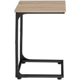 Tectake Bedside Table Erie - Industrial Style, 40 X 30 X 63 Cm - Industrial Wood Light, Oak Sonoma - thumbnail 3