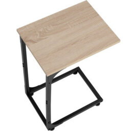 Tectake Bedside Table Erie - Industrial Style, 40 X 30 X 63 Cm - Industrial Wood Light, Oak Sonoma - thumbnail 4