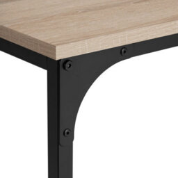 Tectake Bedside Table Erie - Industrial Style, 40 X 30 X 63 Cm - Industrial Wood Light, Oak Sonoma - thumbnail 5