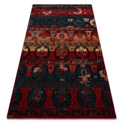 RugsX Wool Carpet Omega Tapas Ethnic, Navy Blue 170X235 Cm - image 1