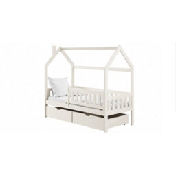 Arte Natan Cotton 90 X 190Cm Single Bed With Removable Guardrail And 2 Drawers - Foam Bonnell Mattress Included - thumbnail 1