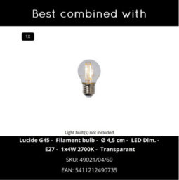 Lucide Livia Modern Wall Light Outdoor - 1Xe27 - Ip44 - Black - thumbnail 6