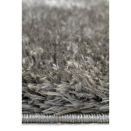 Melrose Laguna Super Soft Shaggy Mid Grey Area Rug 160/230Cm - thumbnail 5