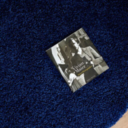 Bravich Navy Thick Shaggy Circle Rug - California - 120Cm - thumbnail 5