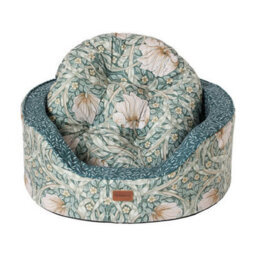 Morris & Co Pimpernel & Lily Leaf Large Oval Dog Bed - thumbnail 3