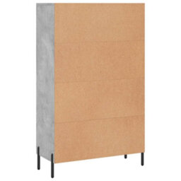 Berkfield Highboard Concrete Grey 69.5X31X115 Cm Engineered Wood - thumbnail 8