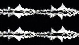 Premier Decorations Limited 2 X Foil Christmas Garland Ceiling Decoration Premier Silver & White Garland 2.7M