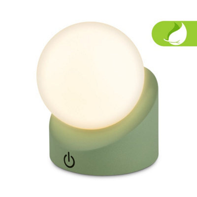 Briloner Green Table Lamp Led Desk Night Light 9Cm Outdoor Ip54 Rechargeable Dimmer 150Lm - image 1