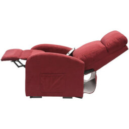 Loops Comfortable Wine Coloured Rise And Recline Lounge Chair With Single Motor - thumbnail 5