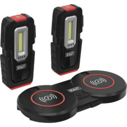 2 X Magnetic Inspection Light & Dual Charging Base - 3W Cob & 1W Smd Led - thumbnail 3