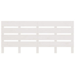 Walplus Headboard White 180X3X80 Cm Solid Wood Pine - thumbnail 4
