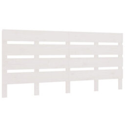 Walplus Headboard White 180X3X80 Cm Solid Wood Pine - thumbnail 2