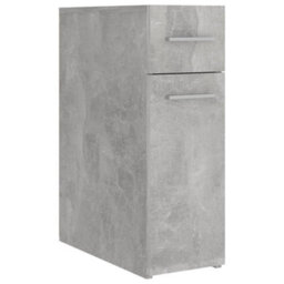 Walplus Apothecary Cabinet Concrete Grey 20X45.5X60 Cm Engineered Wood - thumbnail 2