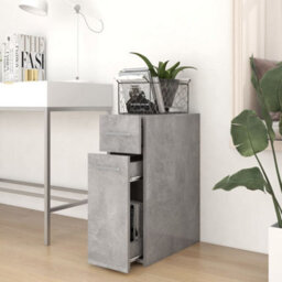 Walplus Apothecary Cabinet Concrete Grey 20X45.5X60 Cm Engineered Wood - thumbnail 3